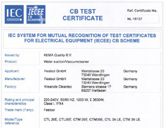 CB Test Certificate